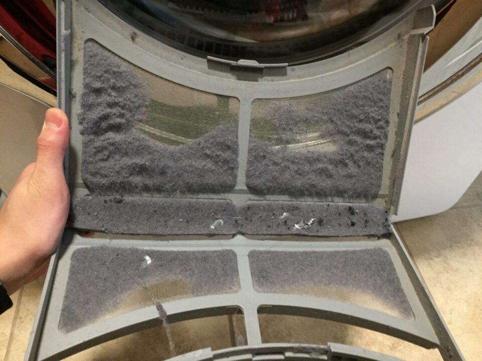 dryer filter clean